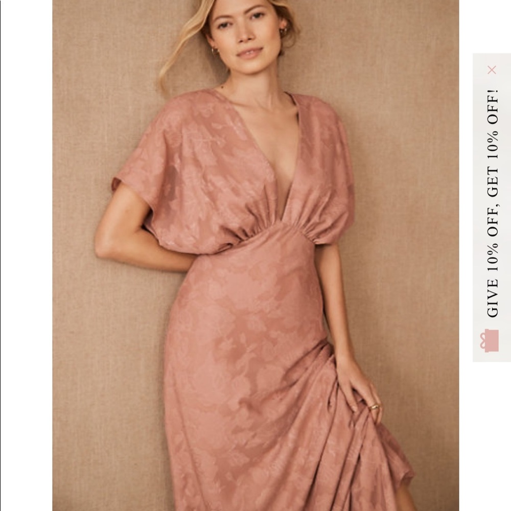 Anthropologie BHLDN Maxi Bridesmaid Prom Wedding Guest